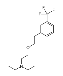[2-[[m-(Trifluoromethyl)phenethyl]oxy]ethyl]diethylamine结构式