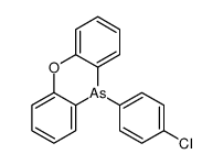 10-(p-Chlorophenyl)-10H-phenoxarsine Structure