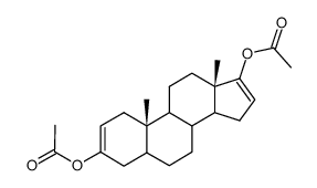 5α-Androsta-2,16-diene-3,17-diol diacetate Structure