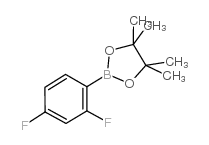 2,4-二氟苯硼酸频哪醇酯结构式
