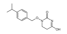 1-[(4-propan-2-ylphenyl)methoxy]-1,3-diazinane-2,4-dione结构式