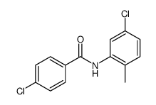 4-Chloro-N-(5-chloro-2-methylphenyl)benzamide结构式