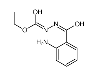 ethyl N-[(2-aminobenzoyl)amino]carbamate Structure