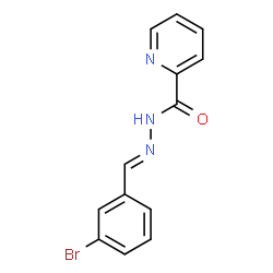 N'-(3-bromobenzylidene)-2-pyridinecarbohydrazide结构式