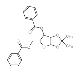 b-L-Arabinofuranose,1,2-O-(1-methylethylidene)-, dibenzoate (9CI) Structure