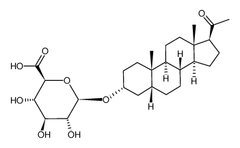 Pregnanolone 3-β-D-Glucuronide Structure