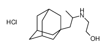 2-[1-(1-adamantyl)propan-2-ylamino]ethanol,hydrochloride Structure