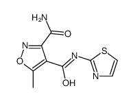 3,4-Isoxazoledicarboxamide,5-methyl-N4-2-thiazolyl-(9CI) Structure