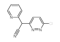 2-(6-chloro-3-pyridazinyl)-2-(2-pyridinyl)acetonitrile picture