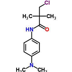 3-Chloro-N-[4-(dimethylamino)phenyl]-2,2-dimethylpropanamide Structure