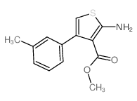 2-氨基-4-(3-甲基苯基)噻吩-3-羧酸甲酯图片