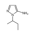 1-仲丁基-1H-吡唑-5-胺结构式