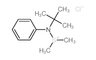 (N-tert-butylanilino)-dimethylsulfanium,chloride Structure