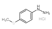 4-(METHYLTHIO)PHENYL]HYDRAZINEHYDROCHLORIDE structure