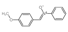 (Z)-(4-methoxyphenyl)methylidene-oxido-phenyl-azanium Structure