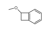 α-methoxy-α,α'-dihydrobenzocyclobutene结构式