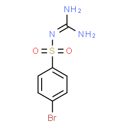 N-[Amino(imino)methyl]-4-bromobenzenesulfonamide结构式