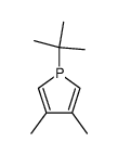 1-tert-butyl-3,4-dimethyl-phosphole结构式