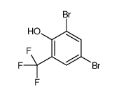 2,4-DIBROMO-6-TRIFLUOROMETHYLPHENOL结构式