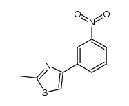 2-Methyl-4-(3-nitro-phenyl)-thiazole structure