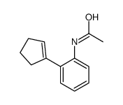 N-[2-(cyclopenten-1-yl)phenyl]acetamide Structure