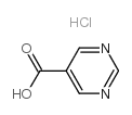 pyrimidine-5-carboxylic acid,hydrochloride Structure