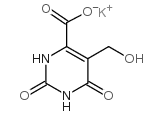 5-hydroxymethylorotic acid potassium salt Structure