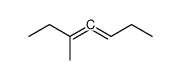 3-methyl-3,4-heptadiene结构式