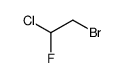 2-bromo-1-chloro-1-fluoro-ethane结构式