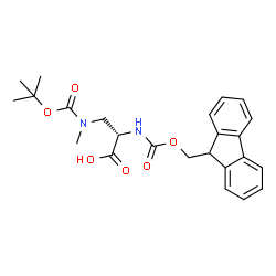 (S)-2-((((9H-芴-9-基)甲氧基)羰基)氨基)-3-((叔丁氧基羰基)(甲基)氨基)丙酸图片