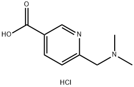 6-Dimethylaminomethyl-nicotinic acid dihydrochloride Structure