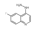 (6-fluoroquinolin-4-yl)hydrazine Structure