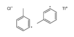 chloro-bis(3-methylphenyl)thallane Structure