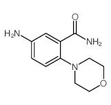 5-AMINO-2-MORPHOLIN-4-YL-BENZAMIDE structure