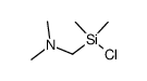 (dimethylaminomethyl)dimethylchlorsilan结构式