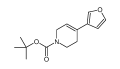 tert-butyl 4-(furan-3-yl)-3,6-dihydro-2H-pyridine-1-carboxylate Structure