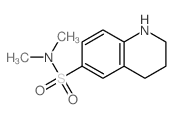 N,N-dimethyl-1,2,3,4-tetrahydroquinoline-6-sulfonamide structure