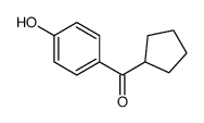 cyclopentyl-(4-hydroxyphenyl)methanone Structure