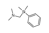 Dimethyl(phenyldimethylsilylmethyl)amine结构式