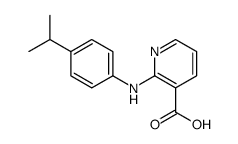 2-(4-propan-2-ylanilino)pyridine-3-carboxylic acid结构式