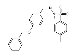 4-methyl-N-[(E)-(4-phenylmethoxyphenyl)methylideneamino]benzenesulfonamide Structure