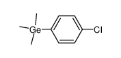 4-chlorophenyltrimethylgermane结构式