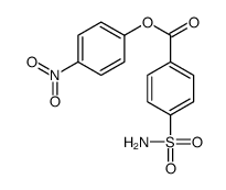 (4-nitrophenyl) 4-sulfamoylbenzoate结构式