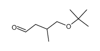 (RS)-4-(tert-Butoxy)-3-methylbutanal Structure