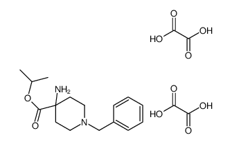 oxalic acid,propan-2-yl 4-amino-1-benzylpiperidine-4-carboxylate Structure