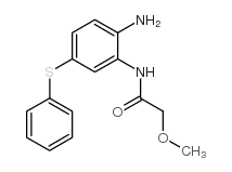 N-[2-amino-5-(phenylthio)phenyl]-2-methoxyacetamide picture