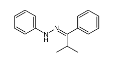 N-[2-Methyl-1-phenyl-prop-(E)-ylidene]-N'-phenyl-hydrazine Structure
