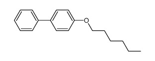 1-hexyloxy-4-phenylbenzene结构式