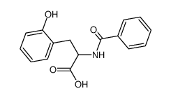 N-benzoyl-2-hydroxy-phenylalanine结构式
