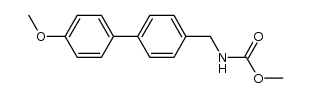 methyl ((4'-methoxy-[1,1'-biphenyl]-4-yl)methyl)carbamate结构式